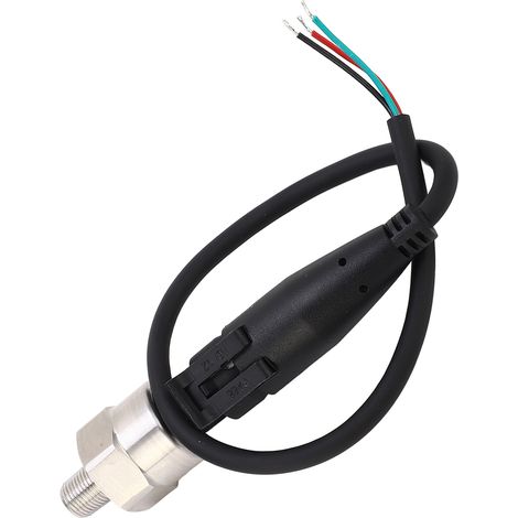 Capteur de pression en acier inoxydable, filetage 1/8 po 27 NPT, transducteur de pression pour eau, huile et gaz, 0 à 30 MPa, 0,5 à 4,5 V (1/5)