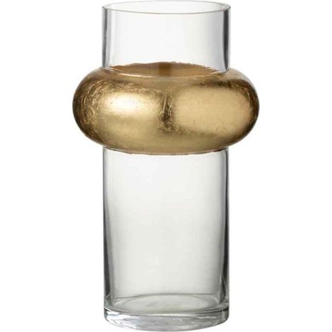 Vase Design "Bague Cylindrique" 25cm Transparent (1/2)