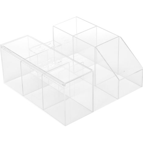 Boîte de rangement pour outils de greffe de cils en acrylique, présentoir pour outils de beauté des cils, organisateur (1/5)