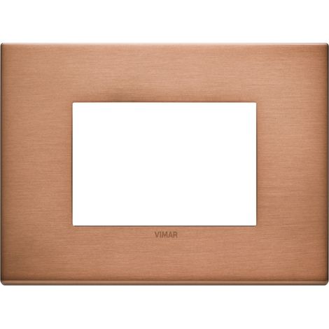 Placca 3M rame spazzolato Vimar 22653.86
