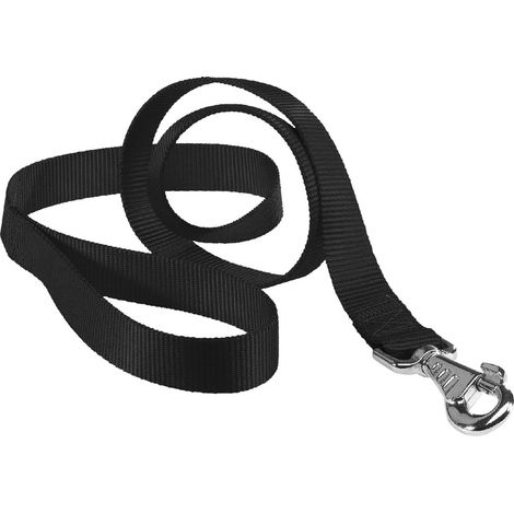 GUINZAGLIO PER CANE 'CLUB G' cm 120 x mm 25 - nero- 2 pezzi - FERPLAST