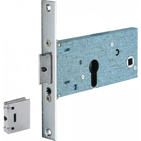 Thirard – Serrure monopoint encastrée pour porte d'entrée – Pêne d. seul – Axe 67mm – Bouts carrés nickelés – Installation facile et sécurisée (1/3)