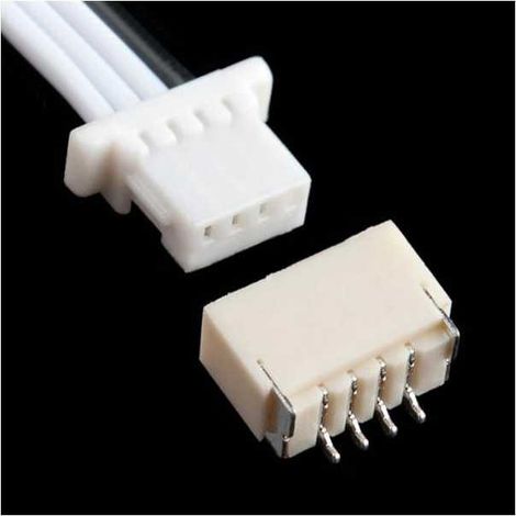 Câble avec connecteur SH 4 voies femelle 20 cm + SH 4 voies PCB