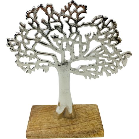 Aluminium Tree of Life Ornament (1/2)