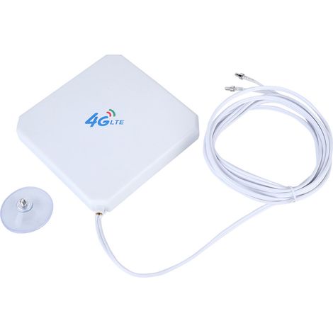 Antenne 3G/4G 35dBi avec Double Connecteur TS9 pour Routeur Sans Fil