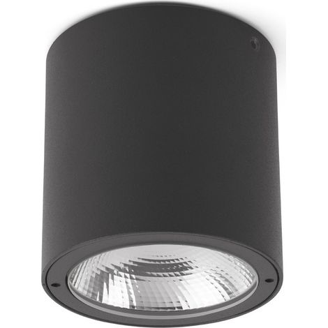Goz Plafoniera Grigio Scuro Led 9W 3000K Marca Faro (1/2)