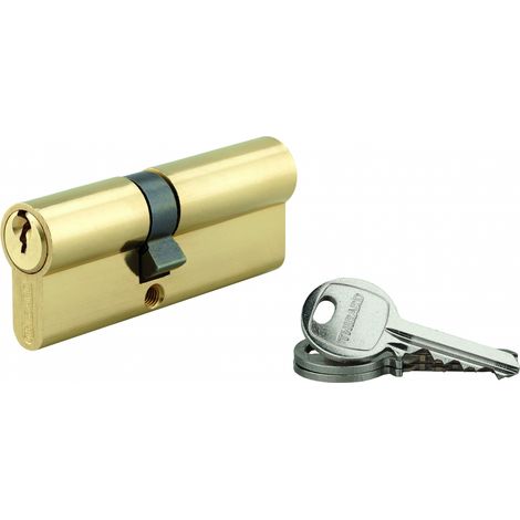 Cilindro europeo SA UNIKEY 35 x 45 mm in ottone, chiave uguale, 3 chiavi - THIRARD (1/2)