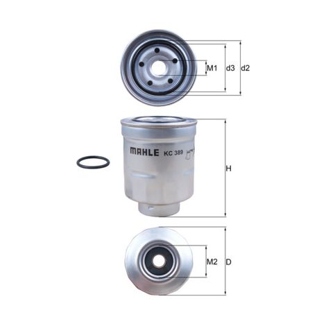 Filtro carburante Knecht KC389D