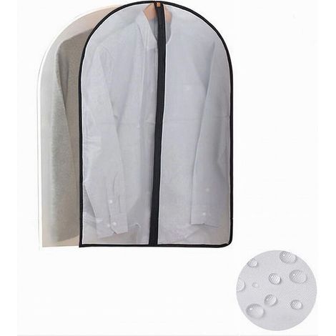 Vtizikl Custodia Copriabito Fodera Indumenti Giacca Cappotto Con Cerniera 60x80cm 87413 - (1/3)