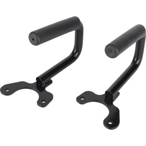 Poignées de maintien avant de voiture, barre de remplacement revêtue de poudre noire pour Jeep Wrangler TJ 1997‑2006 (1/5)