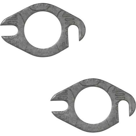 2x Joint d'échappement à bride compatible avec MBK Booster Nitro Aprilia Peugeot 103 scooter moto mobylette