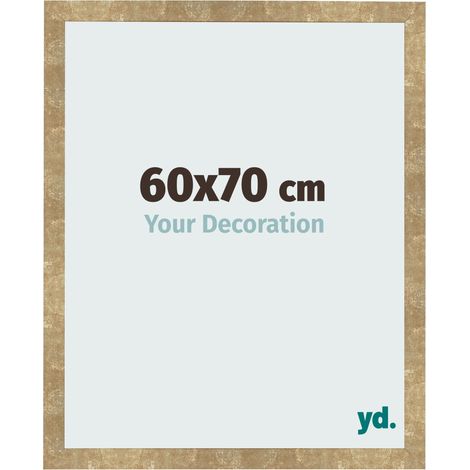 yd. - Cadre photo 60x70 - Or Antique - MDF - Bologna (1/5)