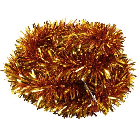 Catena per albero di Natale, oro, taglio spesso/sottile, 3 m (1/2)