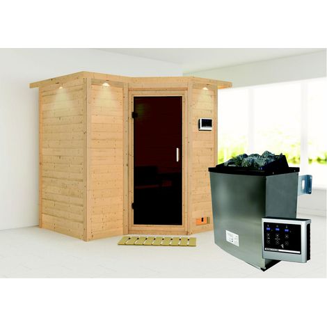 Sahib 1 Eck,9KW ext.Strg easy graphitfarb. Ganzglastür u. DK