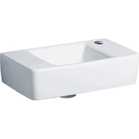 Lavabo RENOVA PLAN 400x250mm con orificio para grifería sin rebosadero we