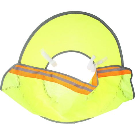 Sandales Femme Pare-Soleil pour Casque de Chantier, Visière de Protection en Spandex Élastique Facile à Installer pour Travaux en Extérieur (1/5)