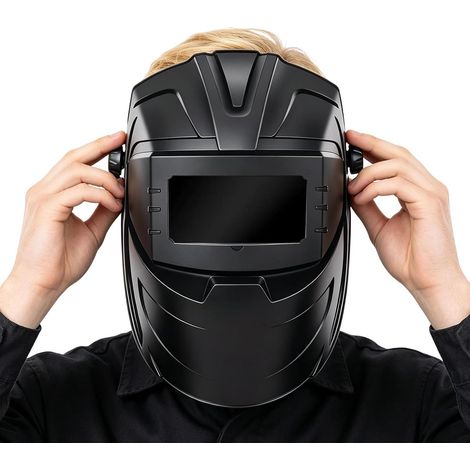 Casque De Soudage À Large Protecteur facial soudeur et masque-cagoule de Casques Protecteurs De Soudage Pour Chantiers Extérieurs, Industrie, Atelier, Garage, Mécanique, Maison, Usine Et (1/5)