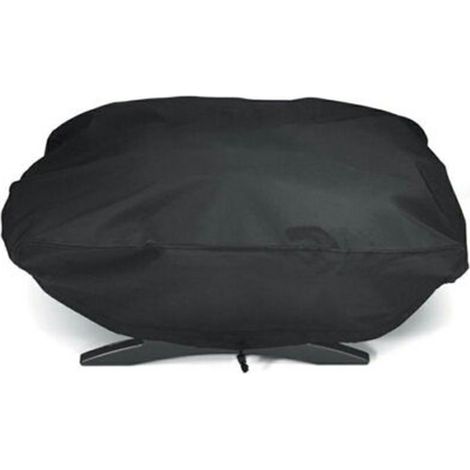 Housse De Protection Pour Barbecue - Matériau 210D Imperméable Et Anti-UV - Pour Série Weber Q100 Q1000 - 1 Pièce (1/5)