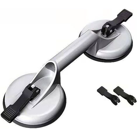 Lntyq 1 x Ventouse 105 kg, Ventouse de manutention en aluminium 120 mm Ventouse de vitrier
