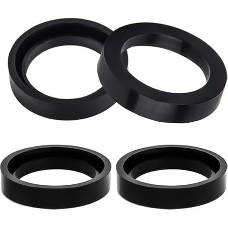 Lot de 8 joints d'étanchéité pour entrée/sortie Intex PureSpa, compatibles avec les modèles 28407E et 28409E Bubble Spa, couleur gris anthracite. Empêche les fuites de la pompe et du chauffage. (1/5)