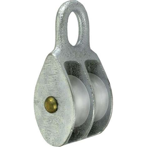 Puleggia  2 gole 30x8 mm (1/2)