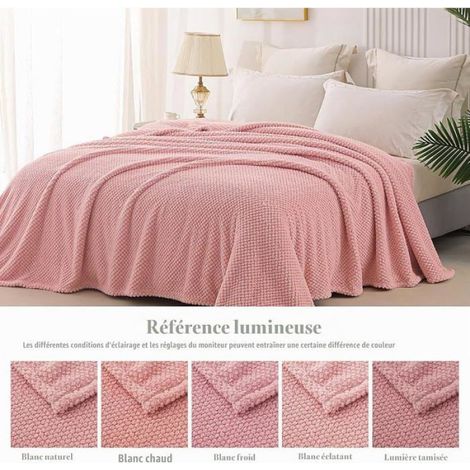 Whale Flotil Couverture Poire 130x170 cm Pid Canapé Jeté de Canapé en Microfibre Jacquard,Couverture pour 130x170cm R COUVERTURE (1/5)