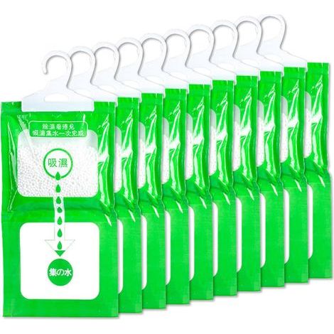Assorbi umidità per armadio, deumidificatore da appendere antimuffa, sacchetti anti-umidità (confezione da 10) (1/5)