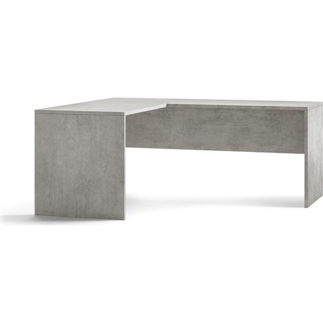 Scrivania design angolare sinistro ufficio studio Simply Extra SX - Grigio (1/5)