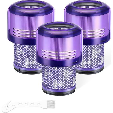 Lot de 3 filtres de rechange violets pour aspirateur Dyson V11 Torque Drive/Animal/Complete/Extra Detect Submarine (1/5)