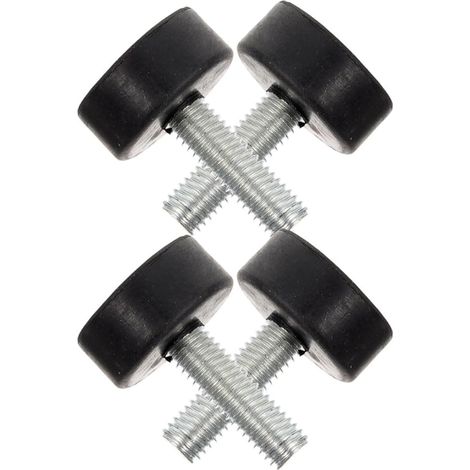 ERINGOGO Lot de 4 patins en caoutchouc réglables pour pieds meubles, (1/5)