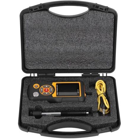 Pair - SJLERST Testeur de Dureté Numérique Duromètre Portable Écran Couleur TFT ABS Compteur de Dureté Haute Précision HL/HRA/HRB/HRC/HB/HV/HSD Échelle de Dureté 170HL-960HL(HT-1208) (1/5)
