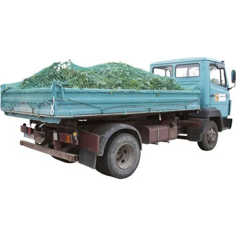 Kerbl Abdecknetz SafeNet Größe 6 x 3,5 m, Maschenweite 45x45 mm, PKW-Anhänger