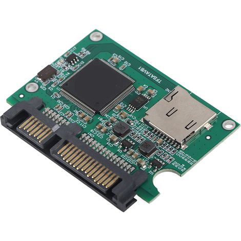 Carte mémoire vers SATA - Adaptateur pour disque dur SSD HDD - Compatible TF Card (1/5)