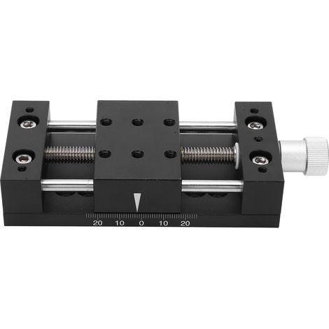 Table de translation manuelle XAxes précise avec échelle, plateau coulissant horizontal pour équipement optique (1/5)