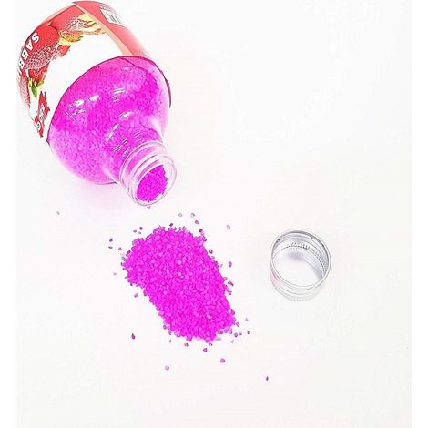 TrAdE Shop Traesio - Sabbia Profumata Decorativa Granulare 350gr Fragola Rosa Composizione Centrotavola -