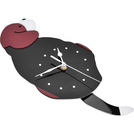 3D Silent Self-Adhesive Wall Clock, Framed, with Rotating Tail, for Living Room, Bathroom, Kitchen, Office Decoration, Gift (1/5)