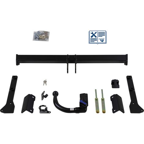 Attelage - Nissan TIIDA 3/5 portes - 08/12-12/99 - rotule démontable - AUTO-HAK - Faisceau spécifique 13 broches (1/2)
