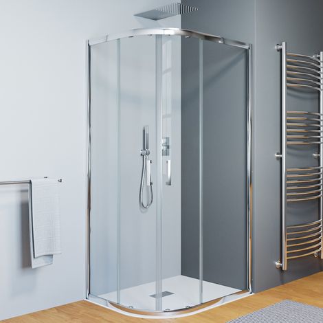 Box doccia semicircolare con porta scorrevole 70x90 6mm atena (1/5)