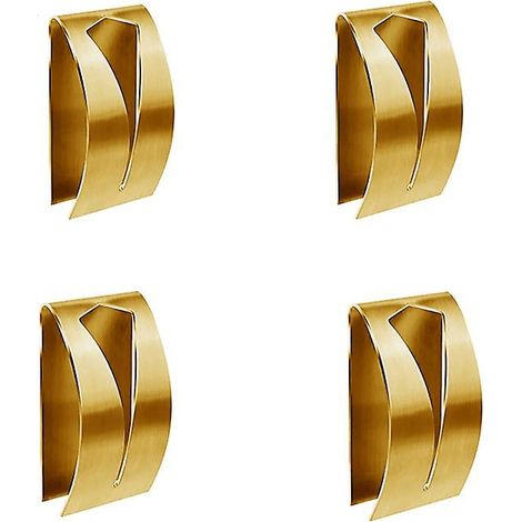Set mit 4 vergoldeten Haken für Küchenhandtücher (1/5)