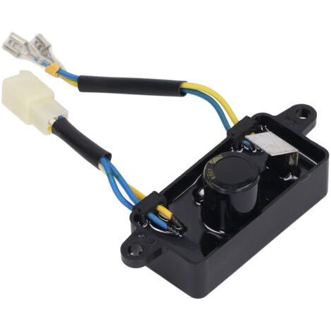 Single Phase AVR Voltage Regulator 1 to 2.5 kW - 6 Wires for Generator - Easy Installation with 10mm Hole Pitch - Durable ABS Shell (1/5)