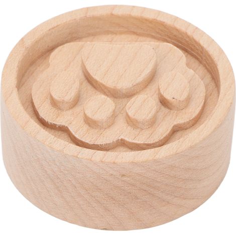Diffuseur de parfum en bois en forme de patte de chat pour voiture ou maison. Diffuseur rond en bois pour grille d'aération. (1/5)