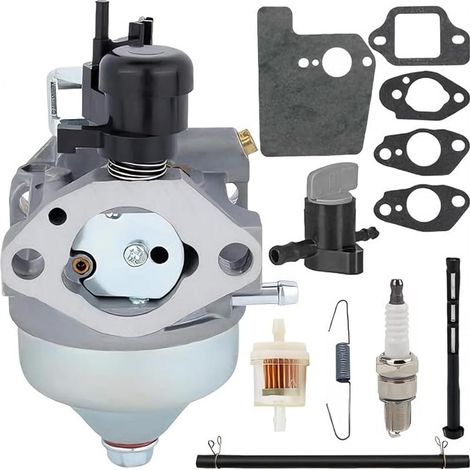 16100-Z0Y-M42 Carburateur pour Honda GCV190LA GC160LAS3C GC160LAS3L Moteurs HRX217K1 HRX217K2 HRX217K3 HRX217K4 HRX217K5 Tondeuse à Gazon - Starter Automatique avec Robinet d'essence