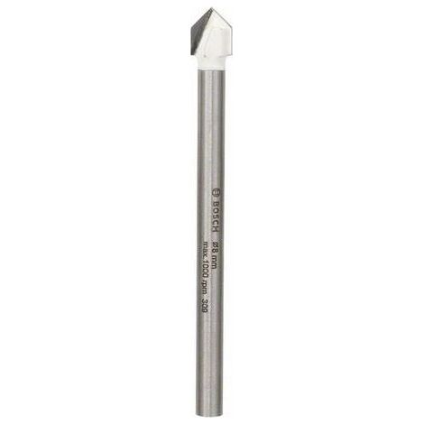 Bosch – Foret 8mm pour carrelage et verre – Longueur 80mm – Emmanchement cylindrique – Perçage à sec sans lubrification