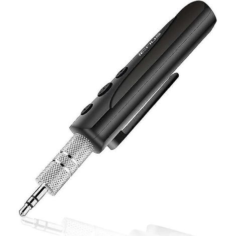 Récepteur Bluetooth unique, mini adaptateur Bluetooth auxiliaire 3,5 mm pour kit mains libres de voiture et récepteur audio Bluetooth 4.2 sans fil portable, compatible avec les haut-parleurs et les ca (1/5)