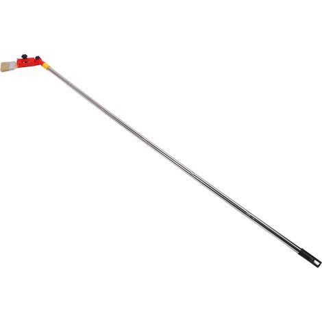 Rallonge de pinceau multi-angles avec rouleau et raclette rotatifs à 180°, perche d'extension de 1,7 m et pinceau. (1/5)