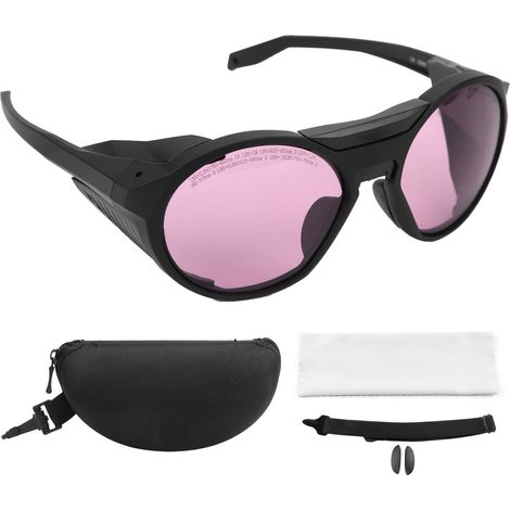 Lunettes de protection laser semi-conducteur 180-380nm 760-850nm, verres antireflet pour soudure et travaux optiques (1/5)