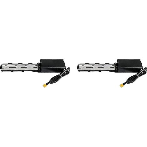 Lot de 2 pièces détachées pour vélo électrique OUXI V8 : support de plaque de montage pour batterie avec rail à 4 broches et connecteur XT60 (1/5)