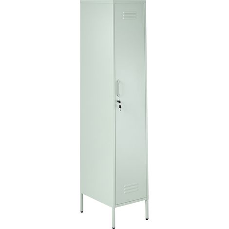 Armario de metal moderno para oficina con 5 estantes taquilla alta verde menta Frome