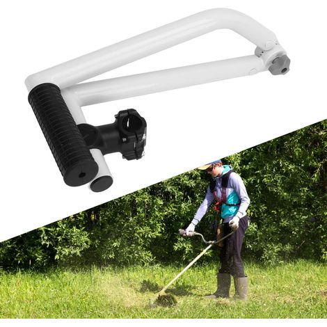 Poignée auxiliaire pour tondeuse à gazon avec angle réglable (1/5)