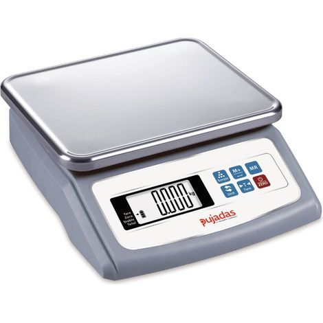 Balance Échelle Numérique avec Plaque 24x20 cm - 15kg - Pujadas (1/2)